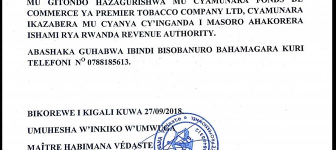 Rwanda government suddenly pillaging other Rwigara assets by orchestrating new fake auction.